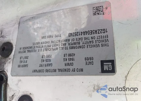 2010 Pontiac G6 from USA, damaged, VIN 1G2ZA5E04A4126743